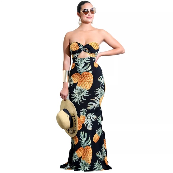 diviine Dresses & Skirts - Pineapple dress diviine Dresses & Skirts - Pineapple dress